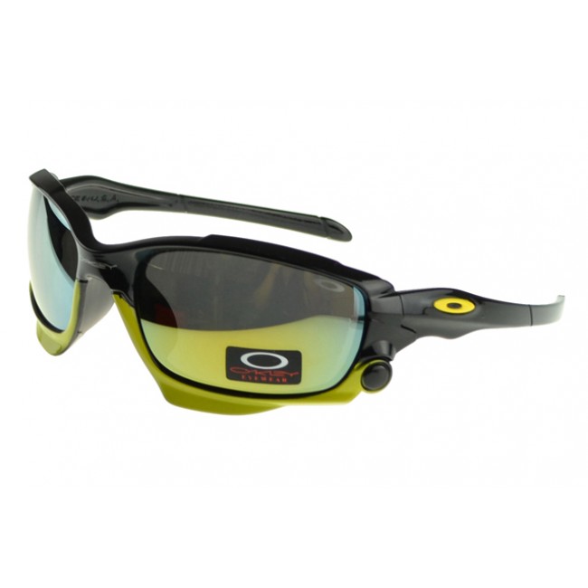 Oakley Monster Dog Sunglasses black Frame yellow Lens Quality And Quantity