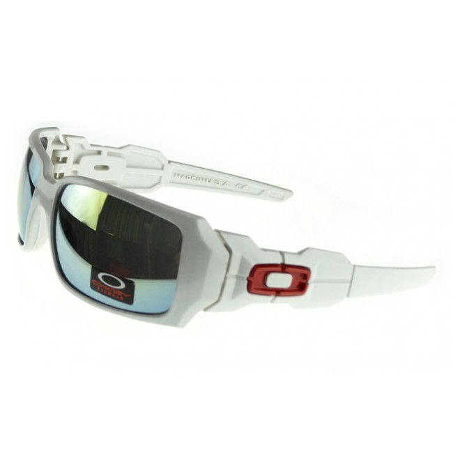 Oakley Oil Rig Sunglasses white Frame black Lens By Sale