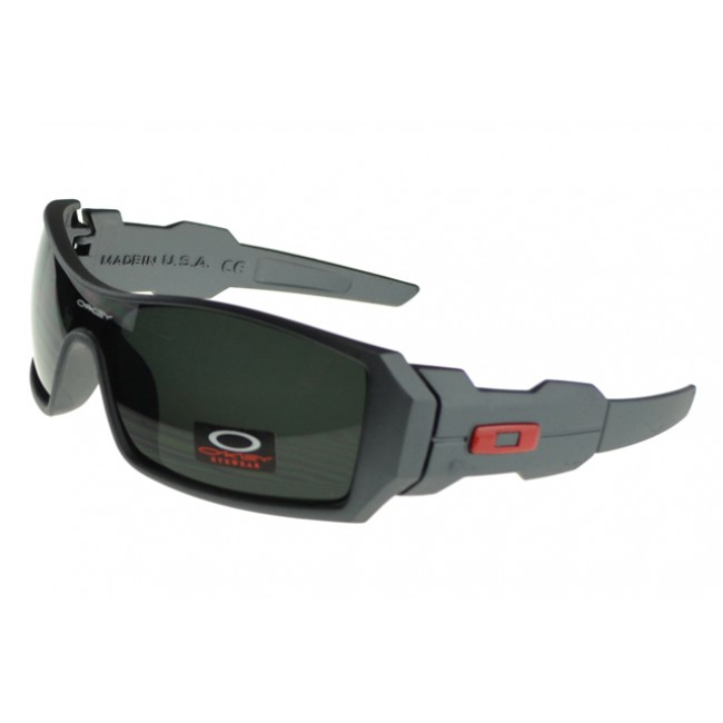 Oakley Oil Rig Sunglasses black Frame black Lens Blue And White