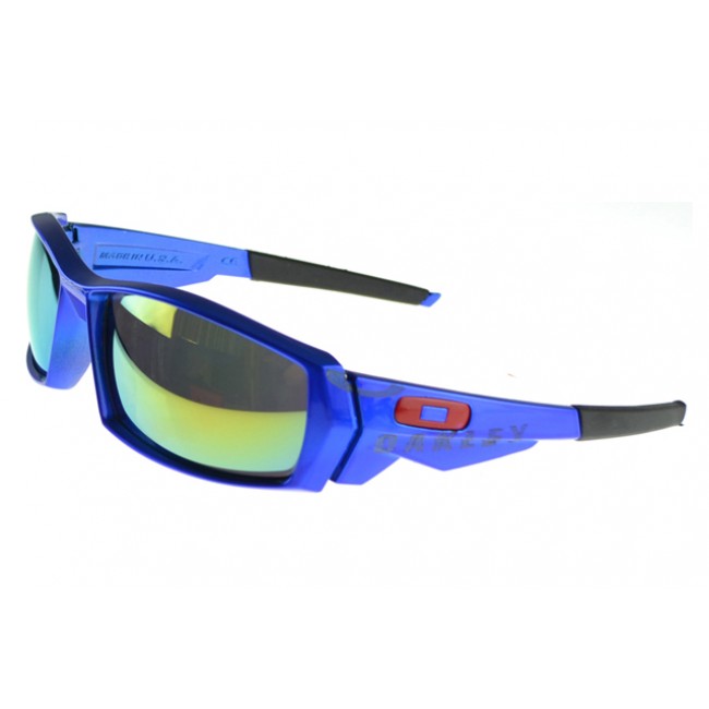 Oakley Oil Rig Sunglasses black Frame blue Lens China Sale
