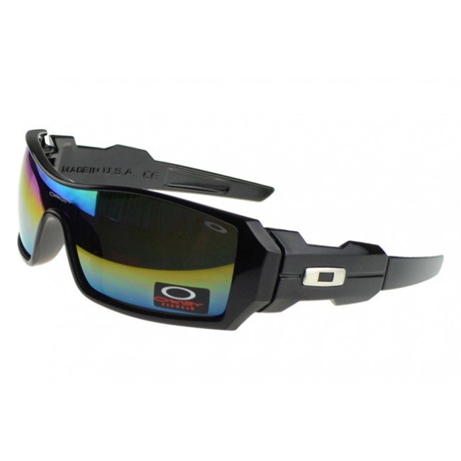 Oakley Oil Rig Sunglasses black Frame multicolor Lens Latest Fashion-Trends