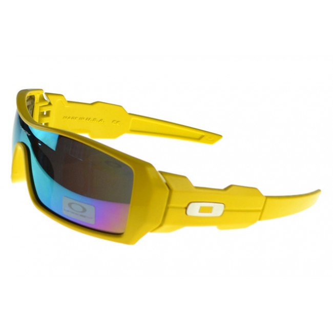 Oakley Oil Rig Sunglasses yellow Frame multicolor Lens London Store