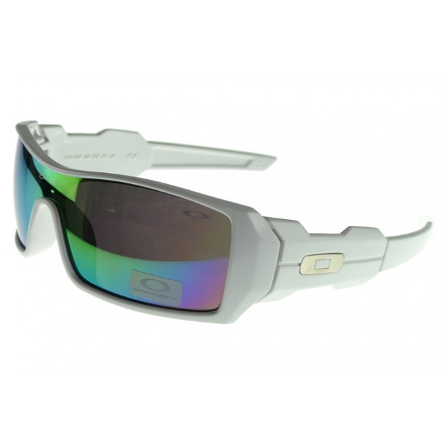 Oakley Oil Rig Sunglasses white Frame black Lens Gift