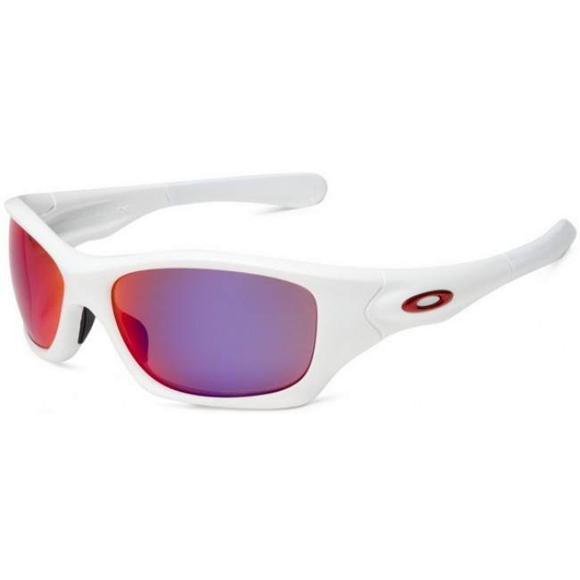 Oakley Pit Bull Asian Fit Matte White OO Red Sunglasses