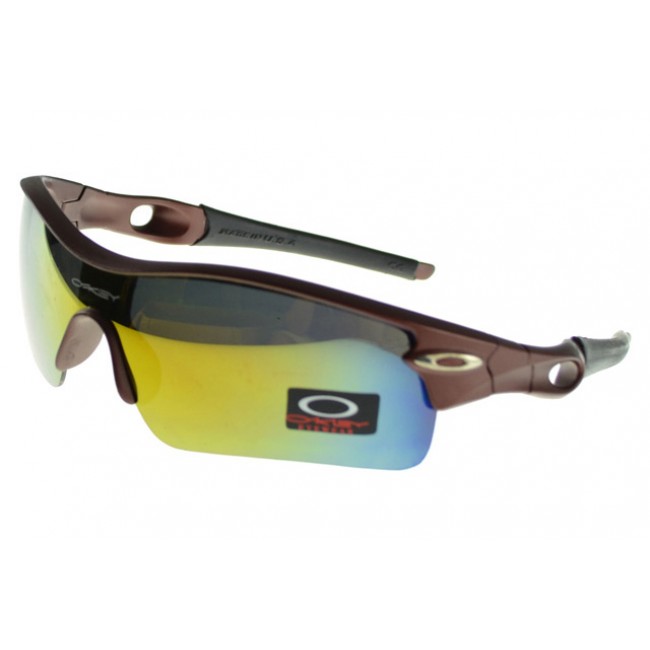 Oakley Radar Range Sunglasses brown Frame blue Lens Worldwide Shipping