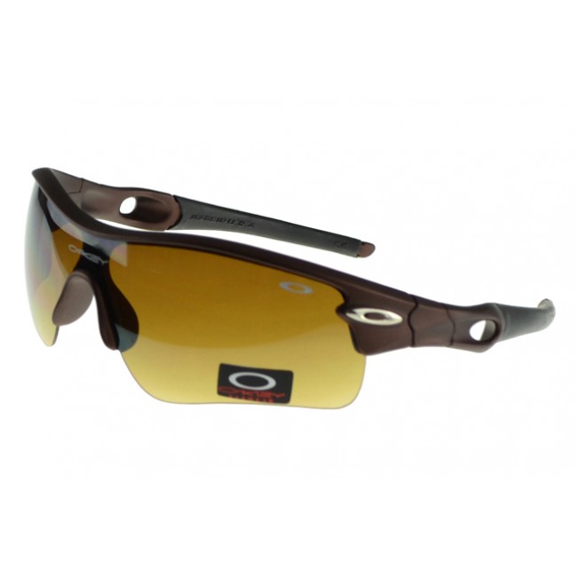 Oakley Radar Range Sunglasses brown Frame yellow Lens Outlet On Sale