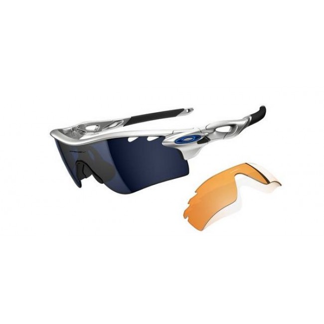 Oakley RadarLock Path Silver Ice Iridium Vented Sunglasses